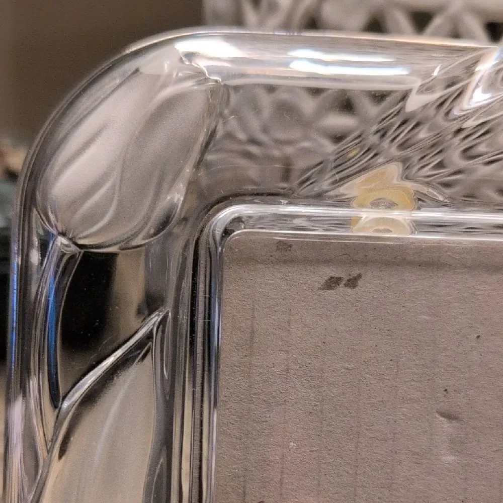 Home Beautiful Germany Etched Glass Tulip Picture Frame 2.5